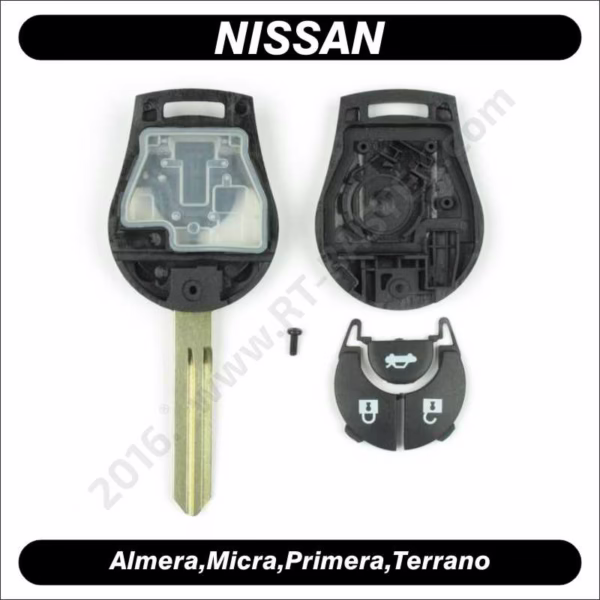 Ključ za Nissan Sunny sa 2 tipke, NIS-FX62 - Slika 2