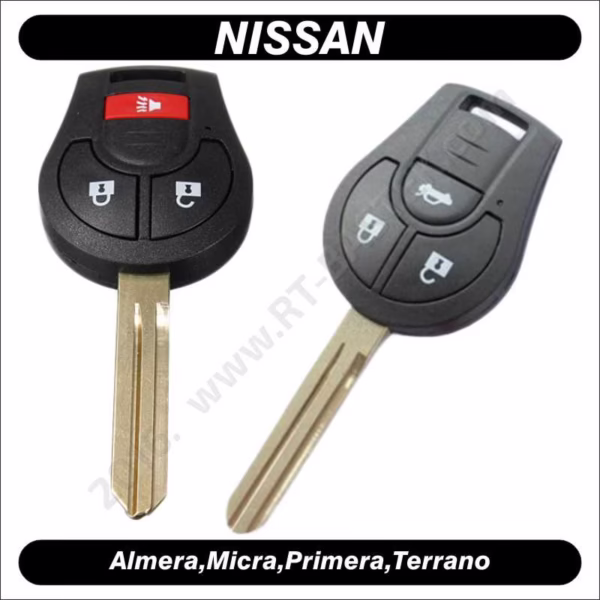 Ključ za Nissan Sunny sa 3 tipke, NIS-FX631