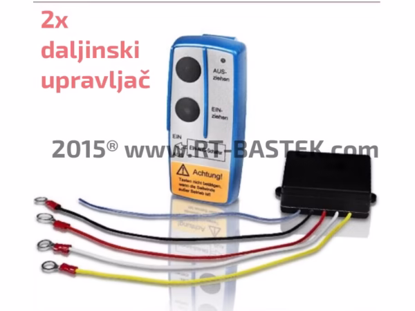 Daljinski upravljač i prijemnik RTB 4×4, 2 daljinska 12v
